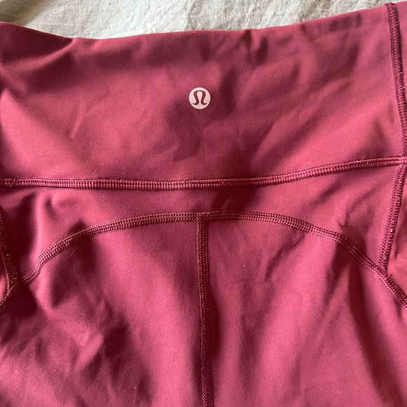 Lululemon Athletica Maroon Leggings - Picture 6 of 6